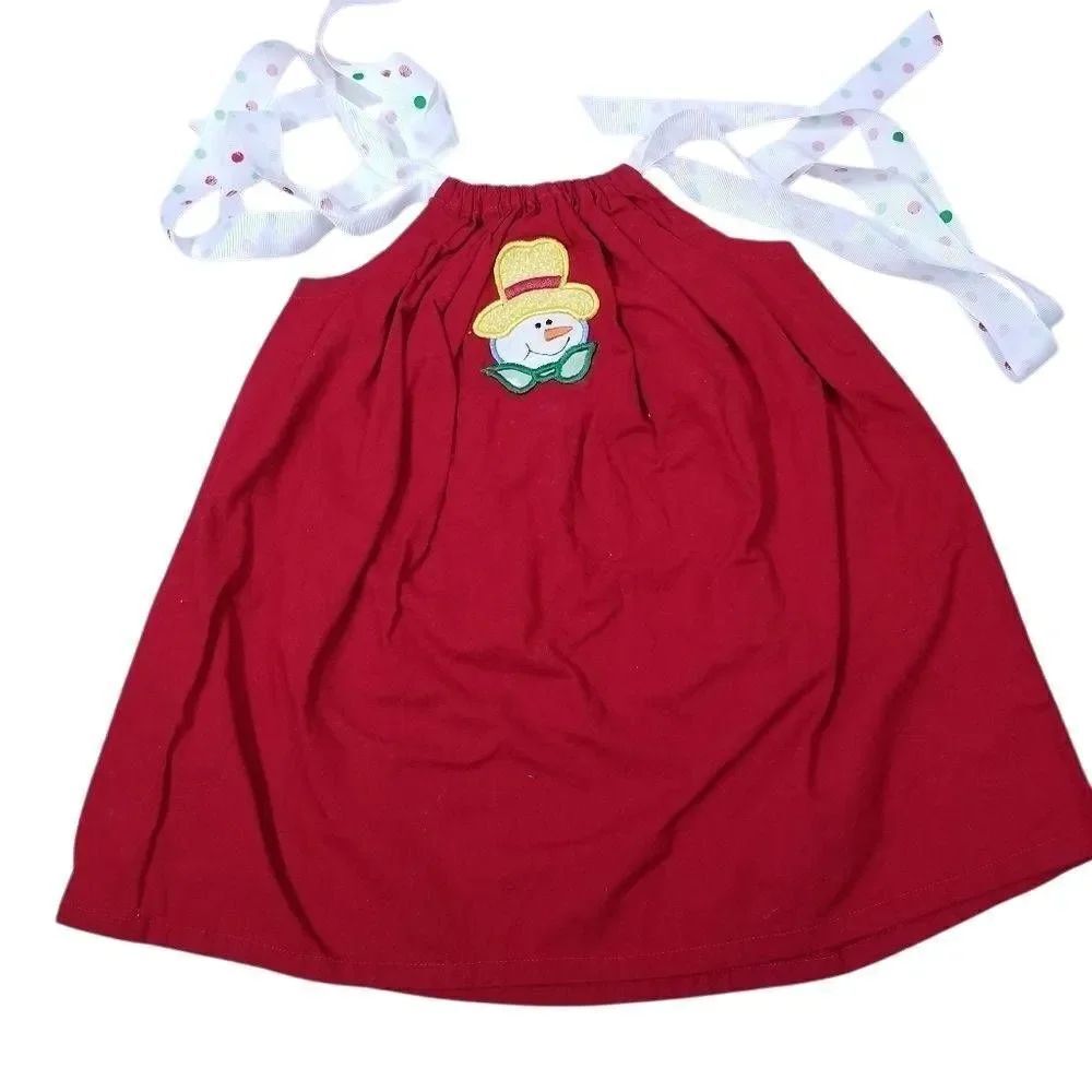 Christmas pillowcase dress 12-18 months